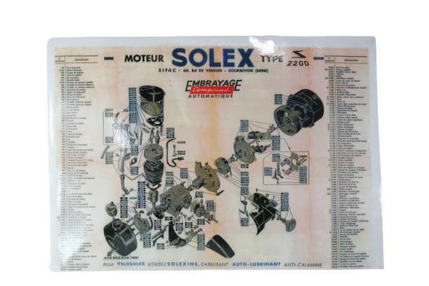 schema moteur solex 2200